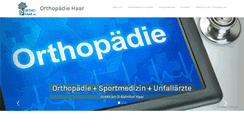 Desktop Screenshot of ortho-haar.de