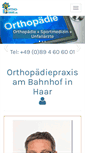 Mobile Screenshot of ortho-haar.de